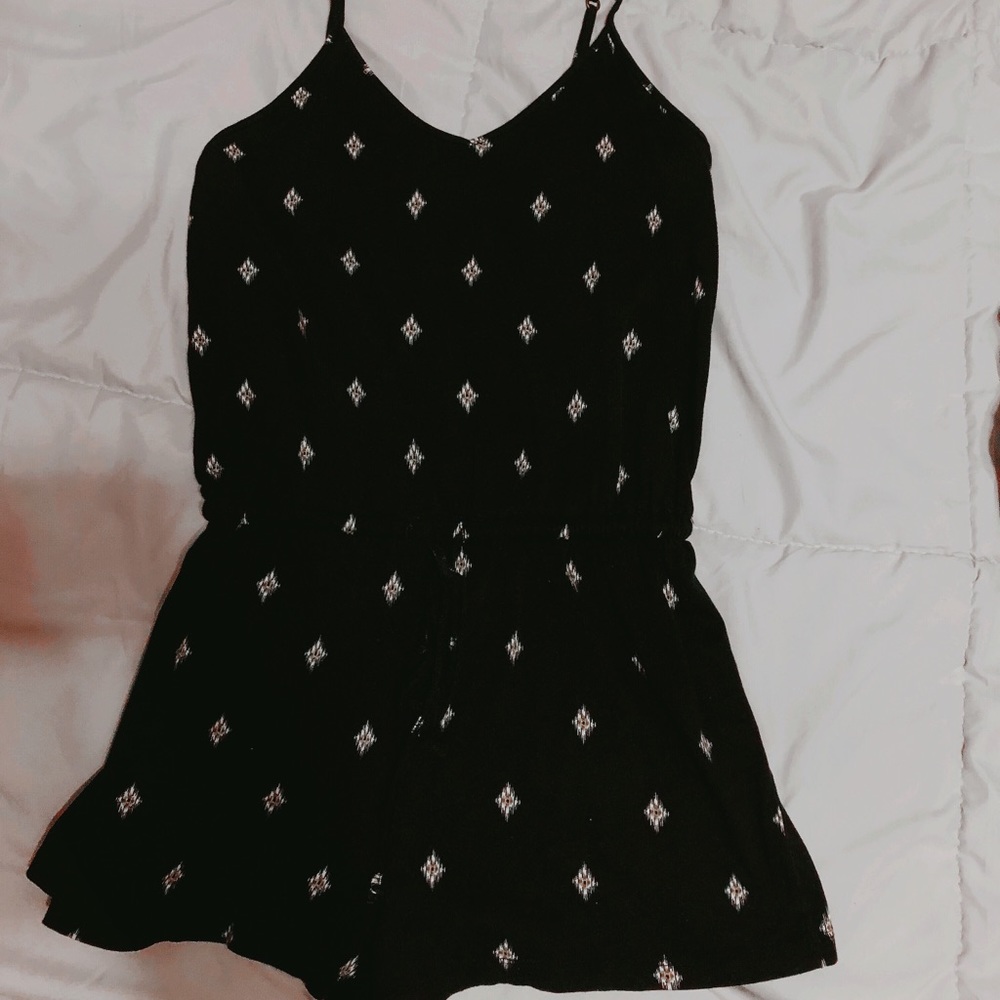 Black Short Romper